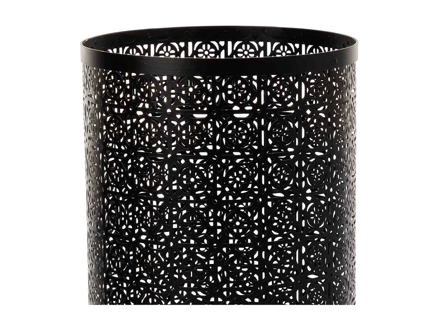 Paragüero redondo de forja negro 24x24x45h cm