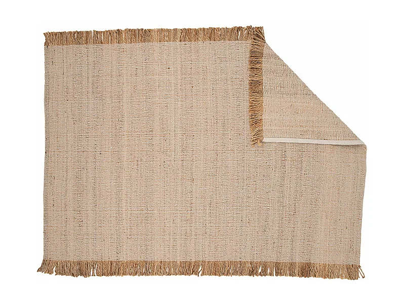 Tapis Déco en Jute "Emilio" 300x400cm Naturel