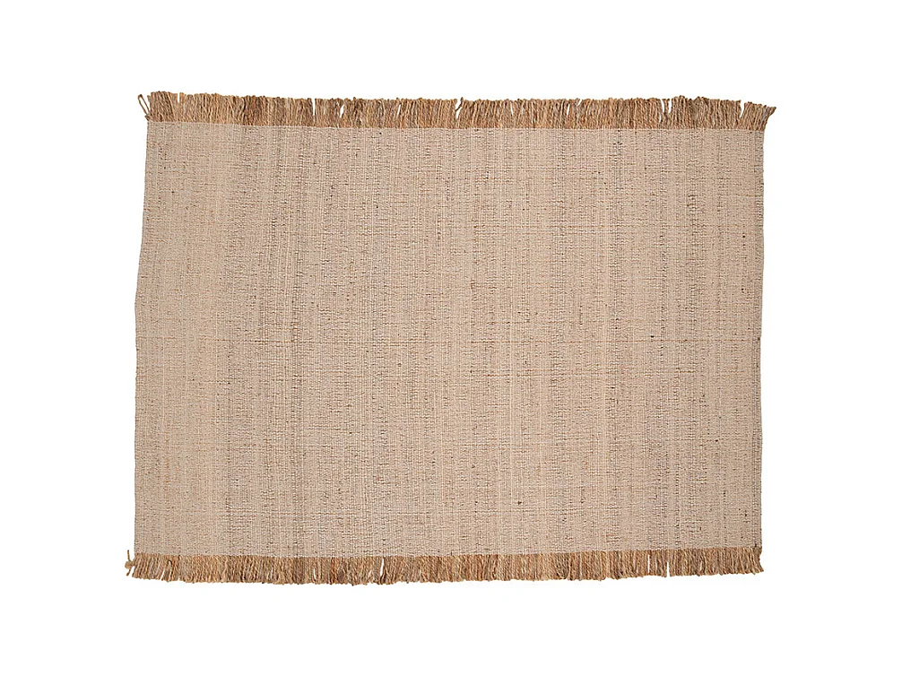Tapis Déco en Jute "Emilio" 160x230cm Naturel