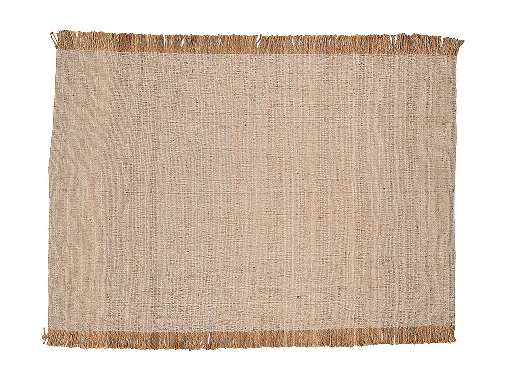 Tapis Déco en Jute "Emilio" 160x230cm Naturel