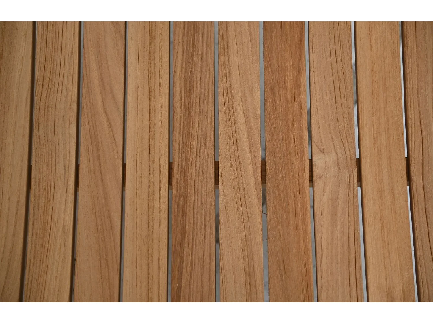 Table de salon de jardin carrée en teck 80 x 80 x 30