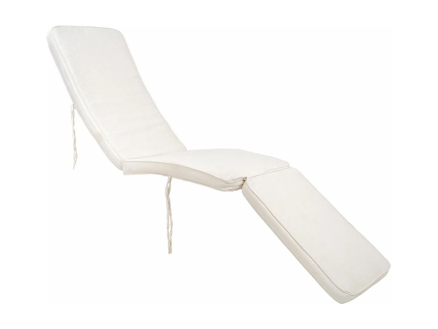 2 Chaises longues en teck ARRECIFE avec coussin
