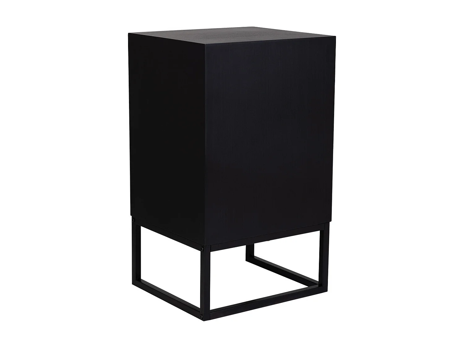 Tisch aus Holz und Metall mit 1 Schublade und 1 Tür 42x36,5x71h cm