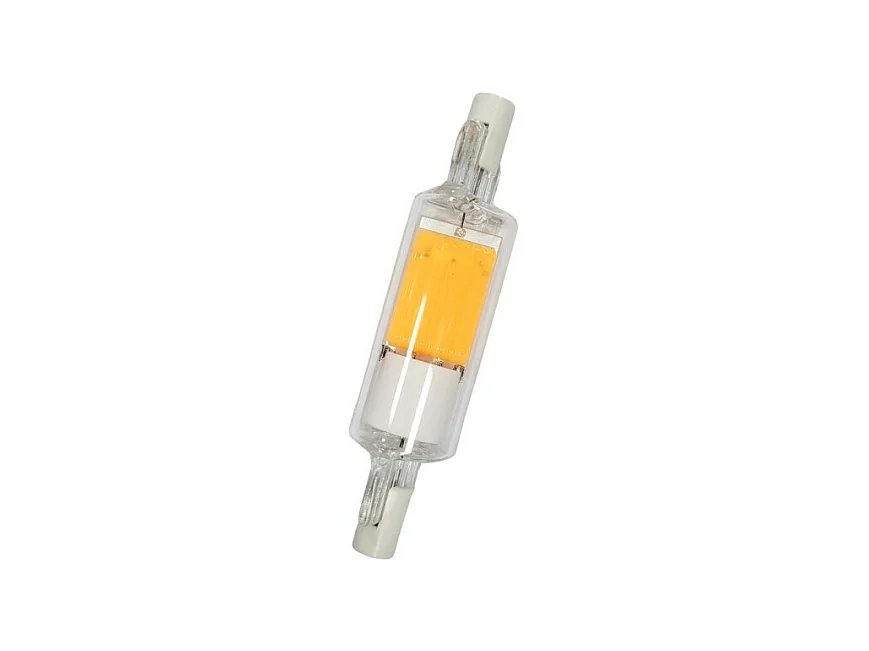 Ampoule led R7s 78mm 5W 500lm verre d.16mm 3000K