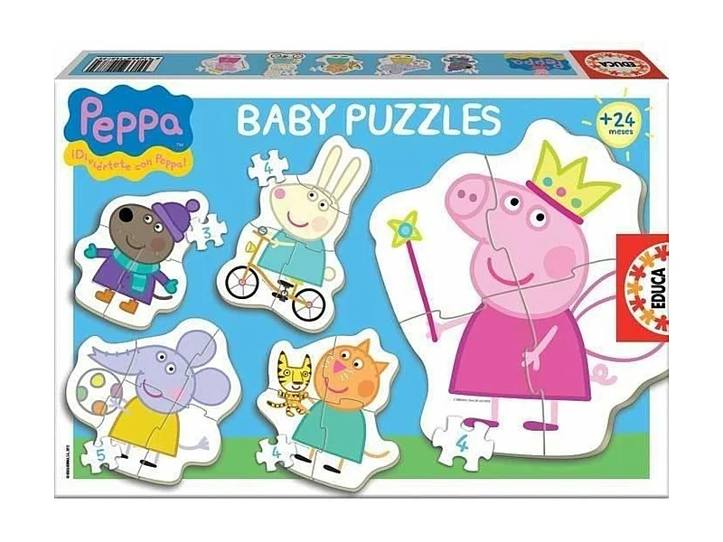 Puzzle Peppa Pig EDUCA 24 pezzi Bambino Multicolore Cartoni animati e fumetti