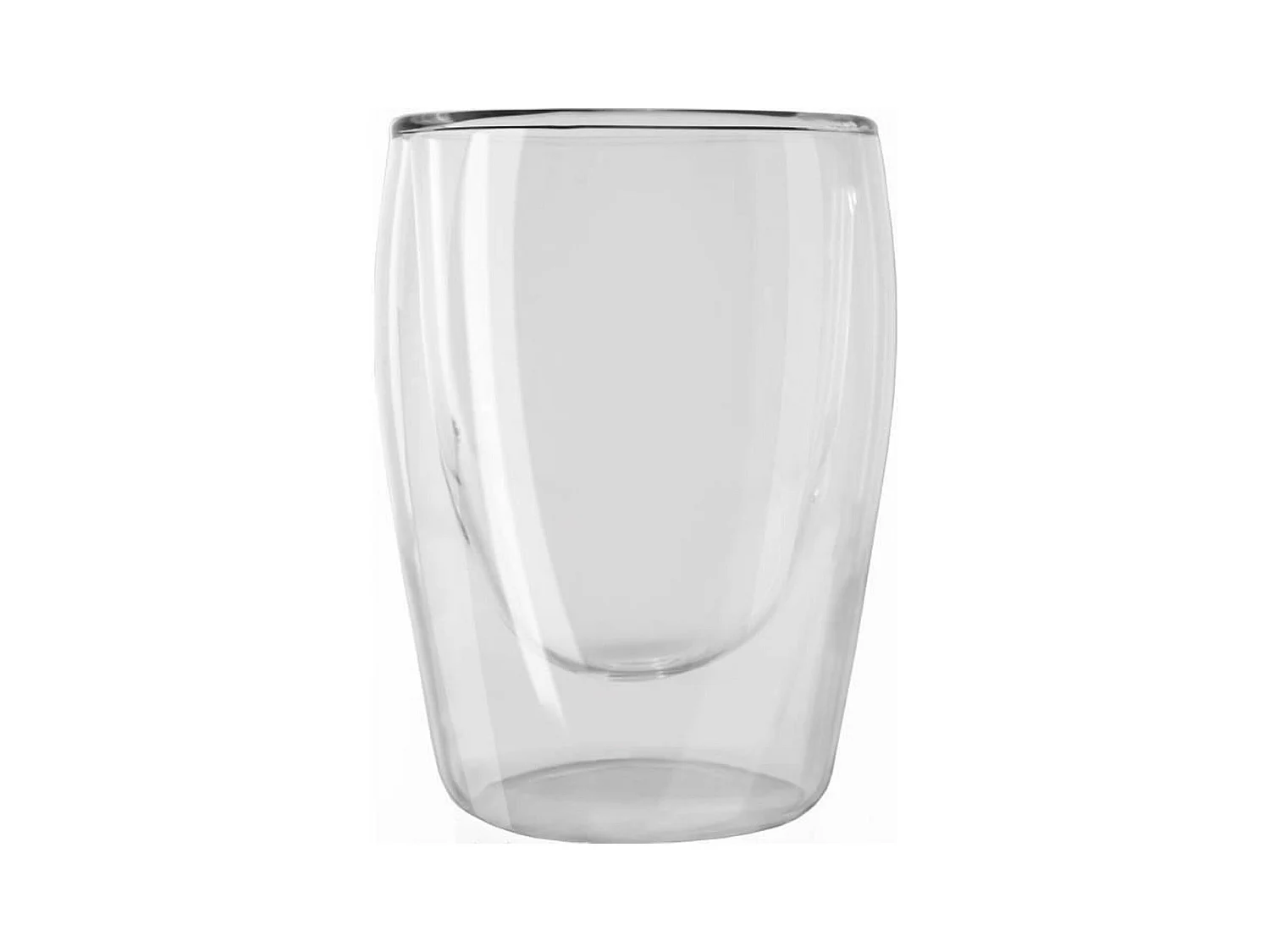 2 verres pour café Expresso 80 ml transparent