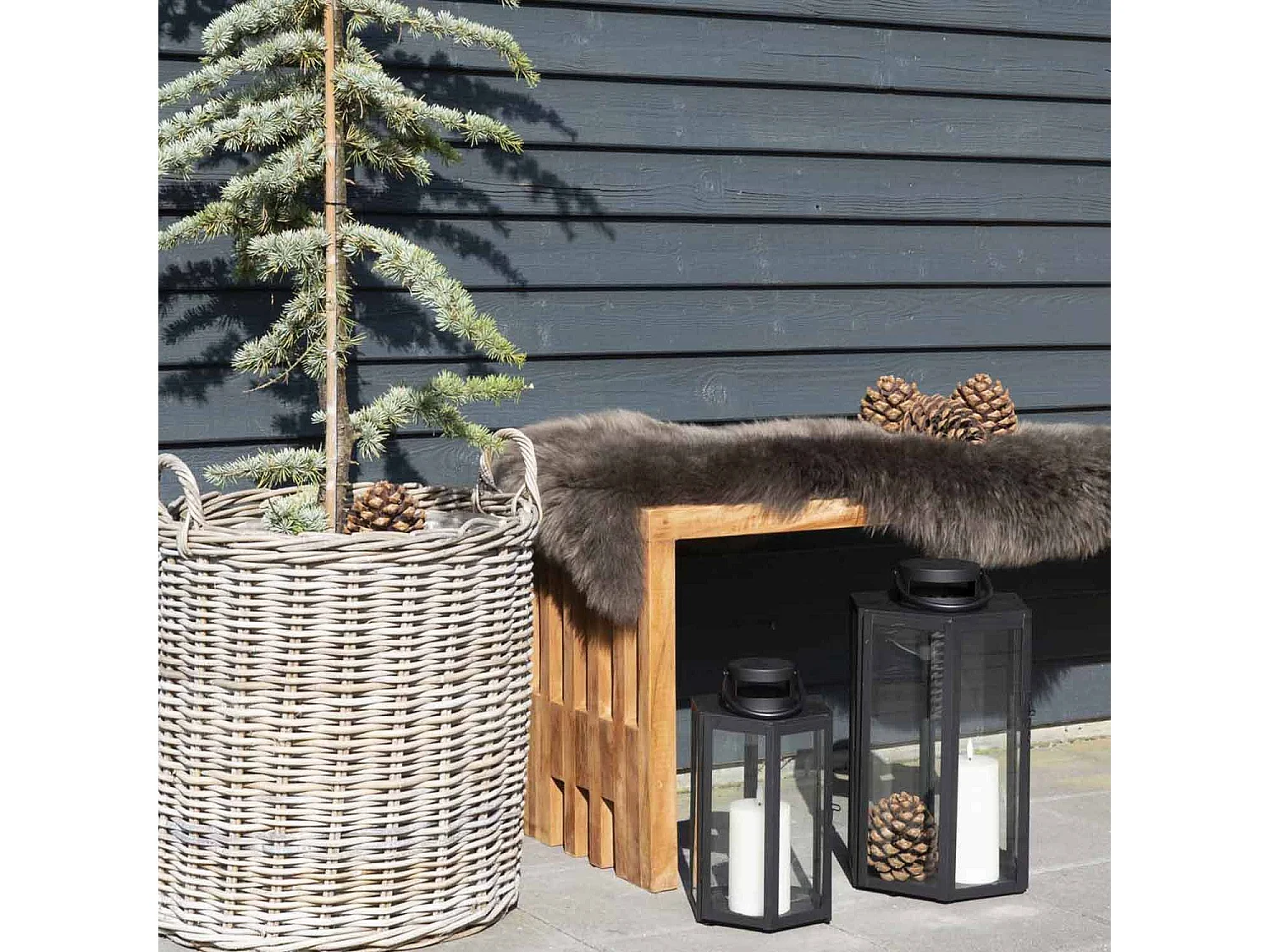 2 Bancs en teck BENIDORM 90/140 cm