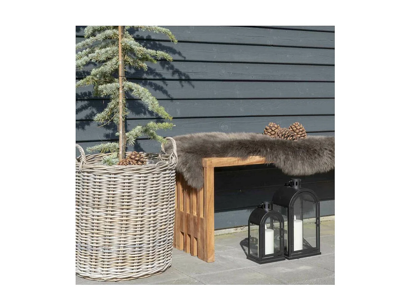 2 Bancs en teck BENIDORM 90/140 cm