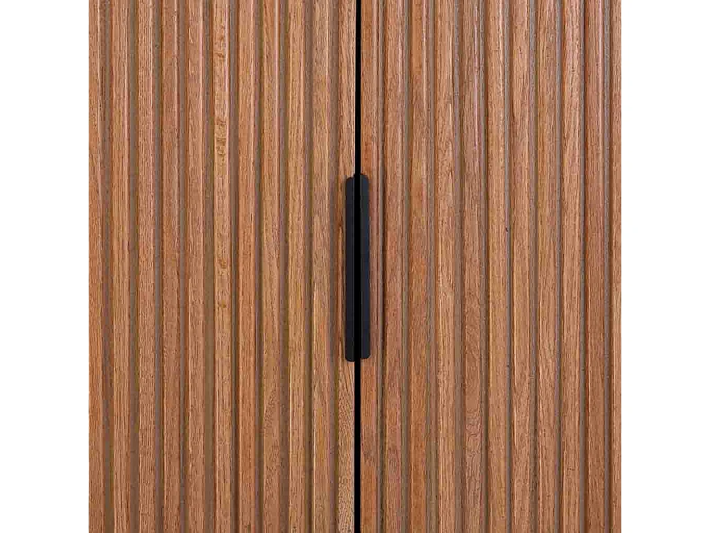 Roupeiro de 2 portas em madeira e metal 100x40x160h cm