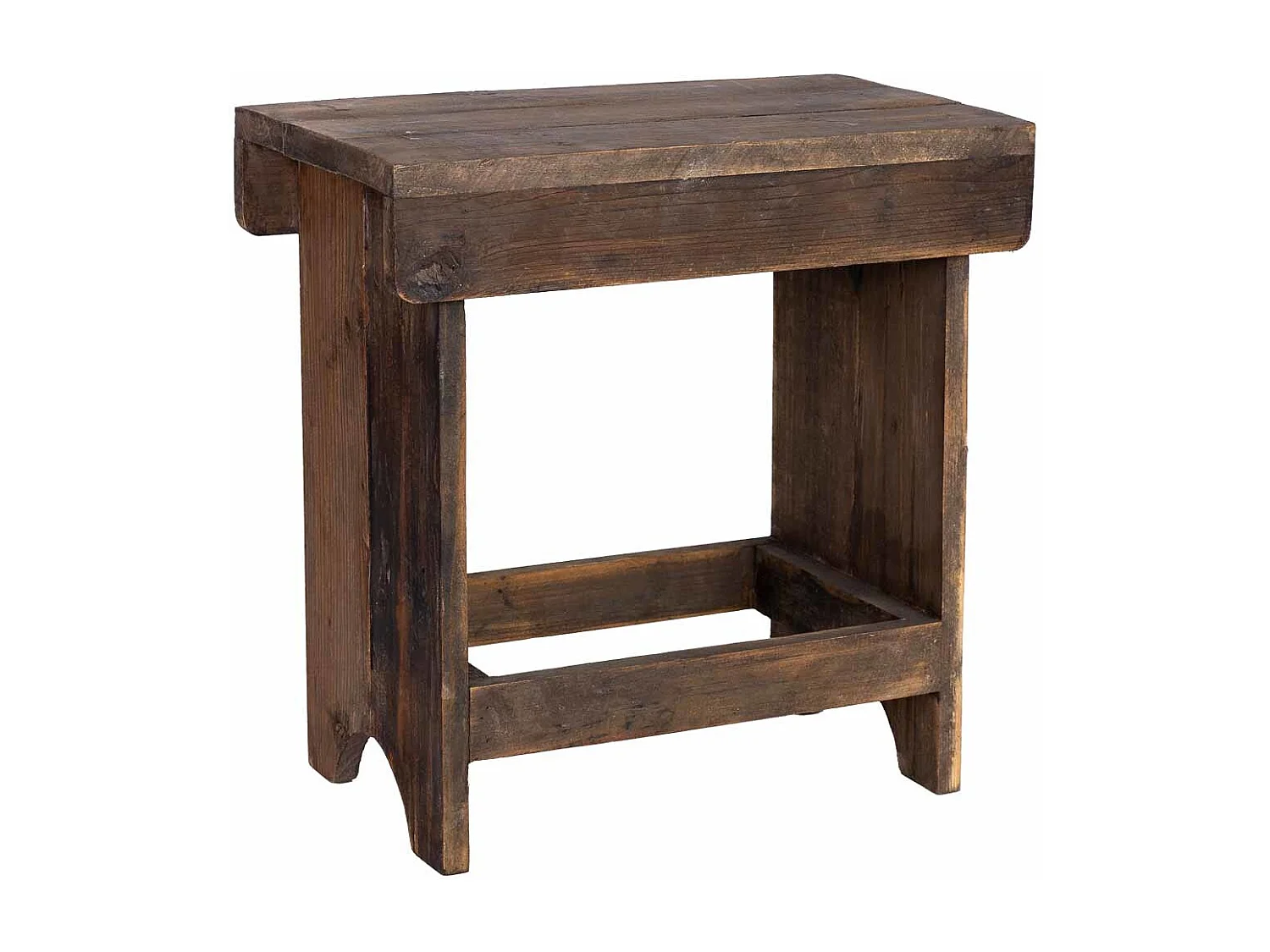 Tabouret en bois 42x25x43h cm