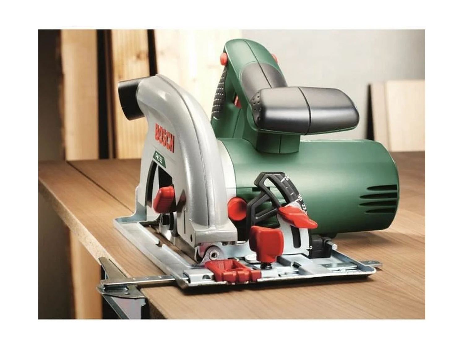 Scie circulaire PKS 55A + boîtier récupération