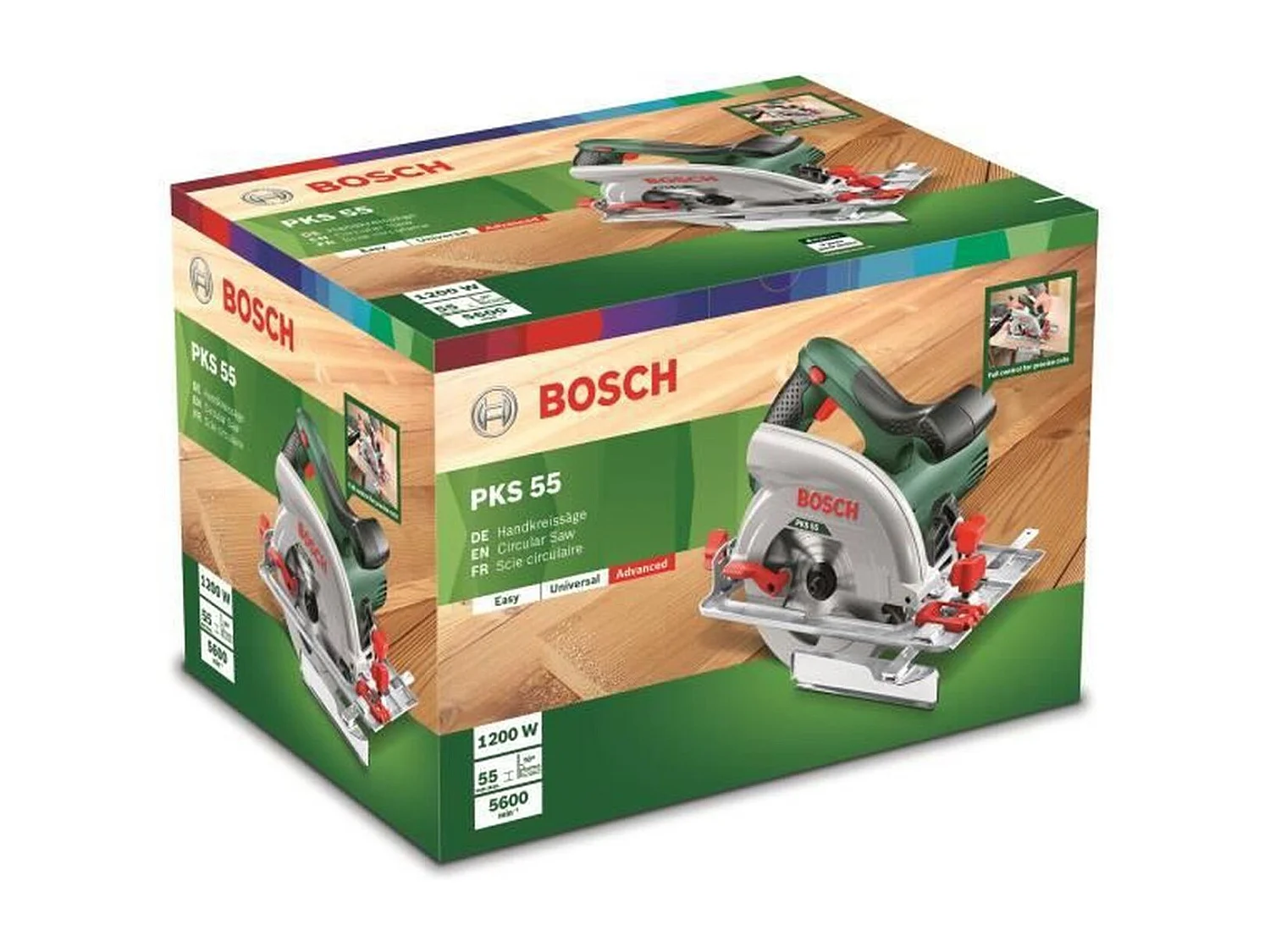 Scie circulaire PKS 55A + boîtier récupération