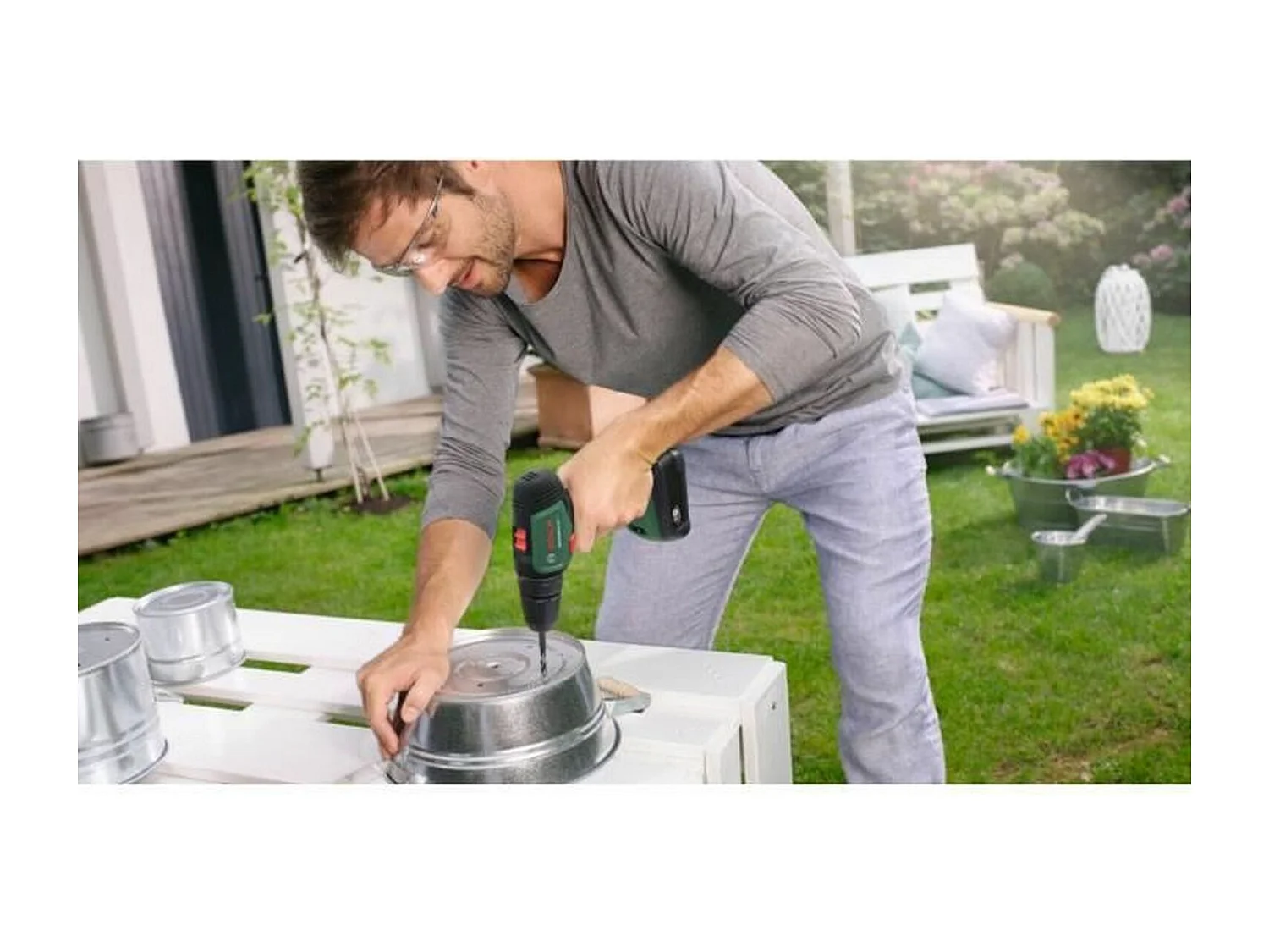 Bosch accuboormachine - één verwisselbare 18V-accu