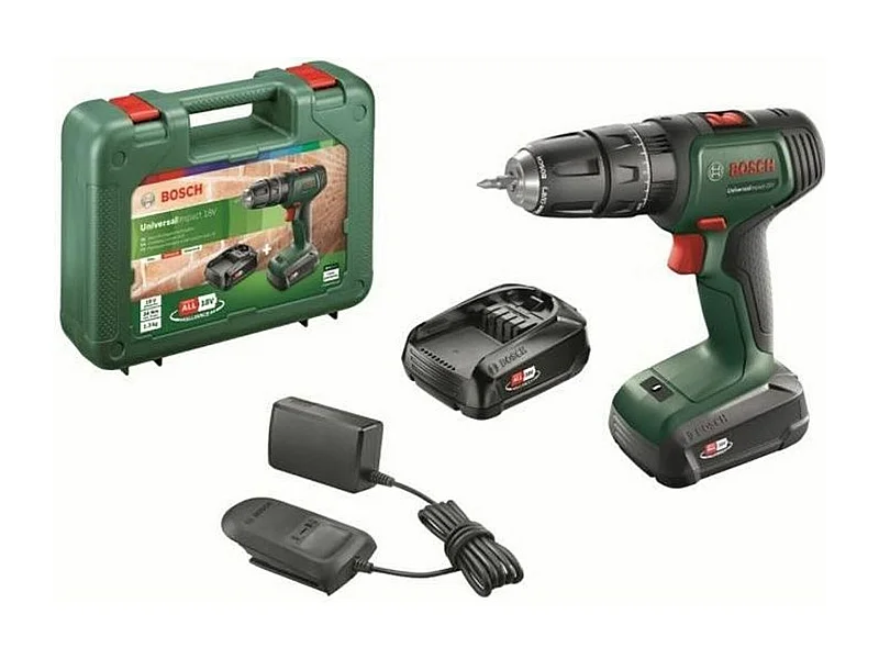 Taladro de impacto inalámbrico Bosch - 20 posiciones de preselección de par