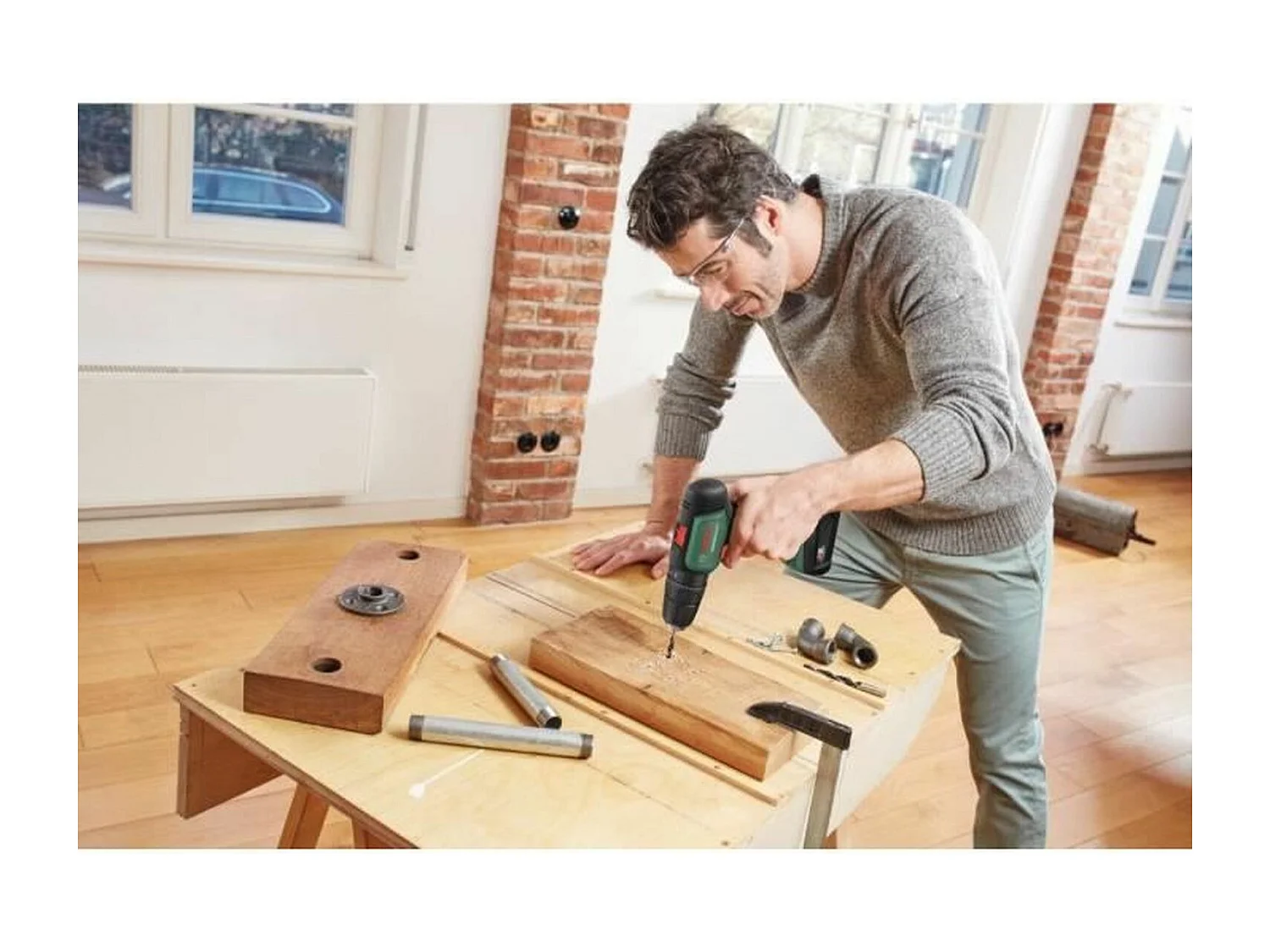 Taladro de impacto inalámbrico Bosch - 20 posiciones de preselección de par