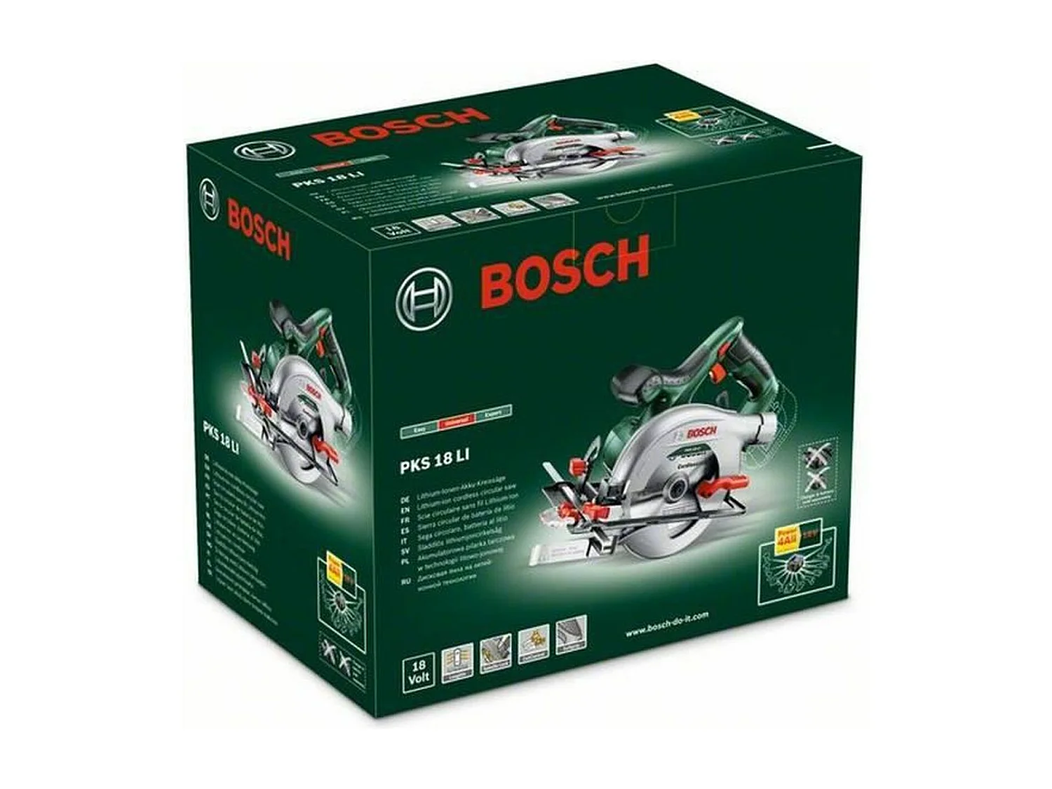 Scie circulaire sans-fil Bosch - PKS 18 Li (sans batterie ni chargeur)