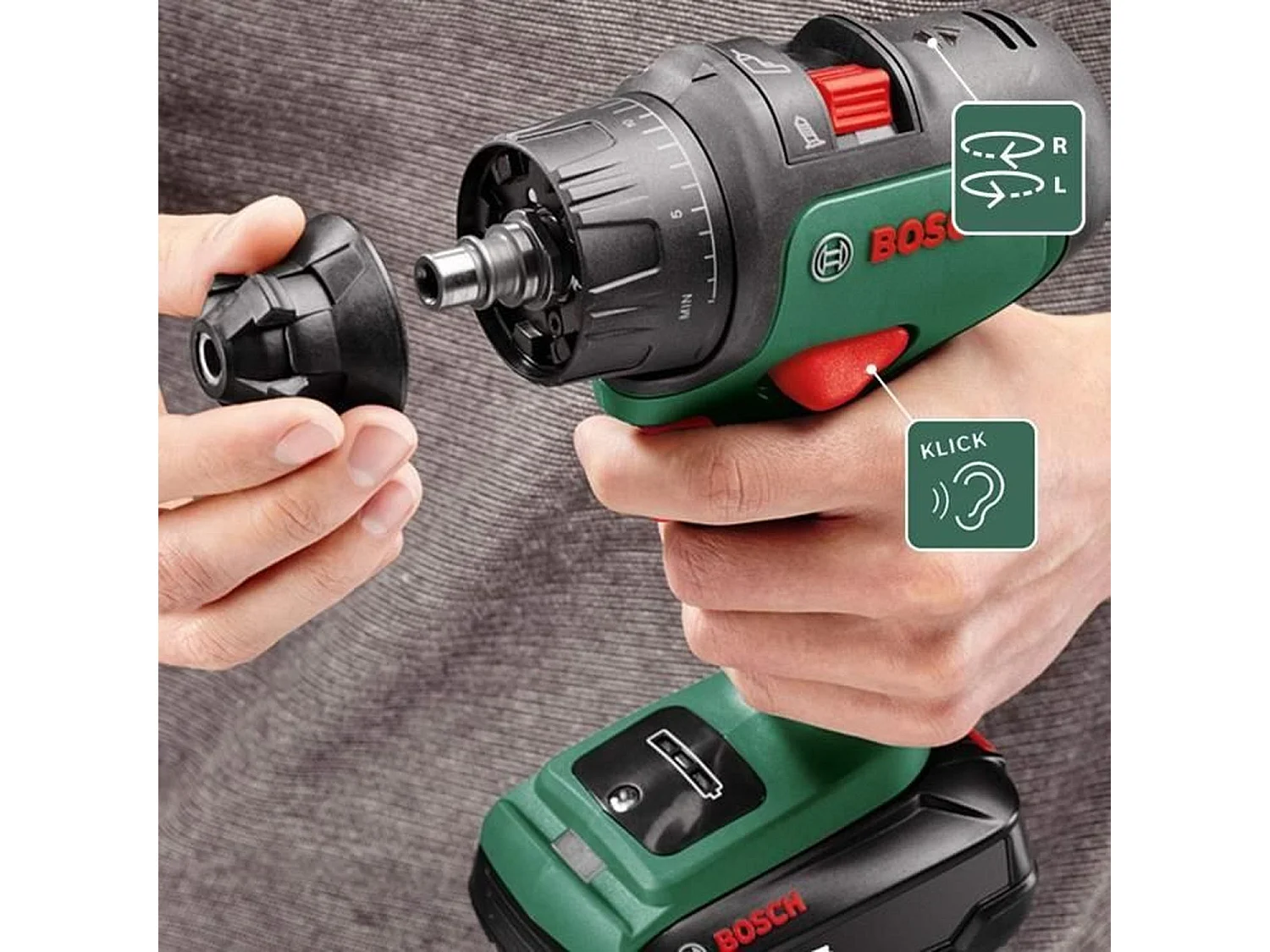 Bosch accu-borstelloze klopboormachine