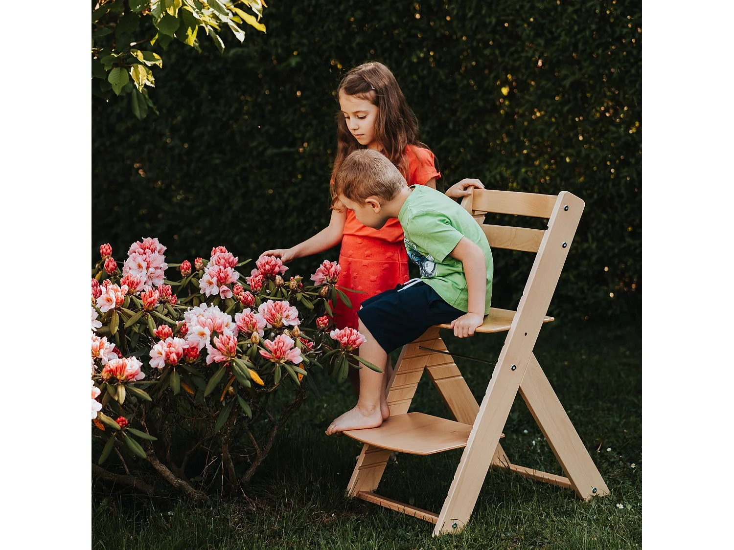 Chaise haute enfant SANDY naturel