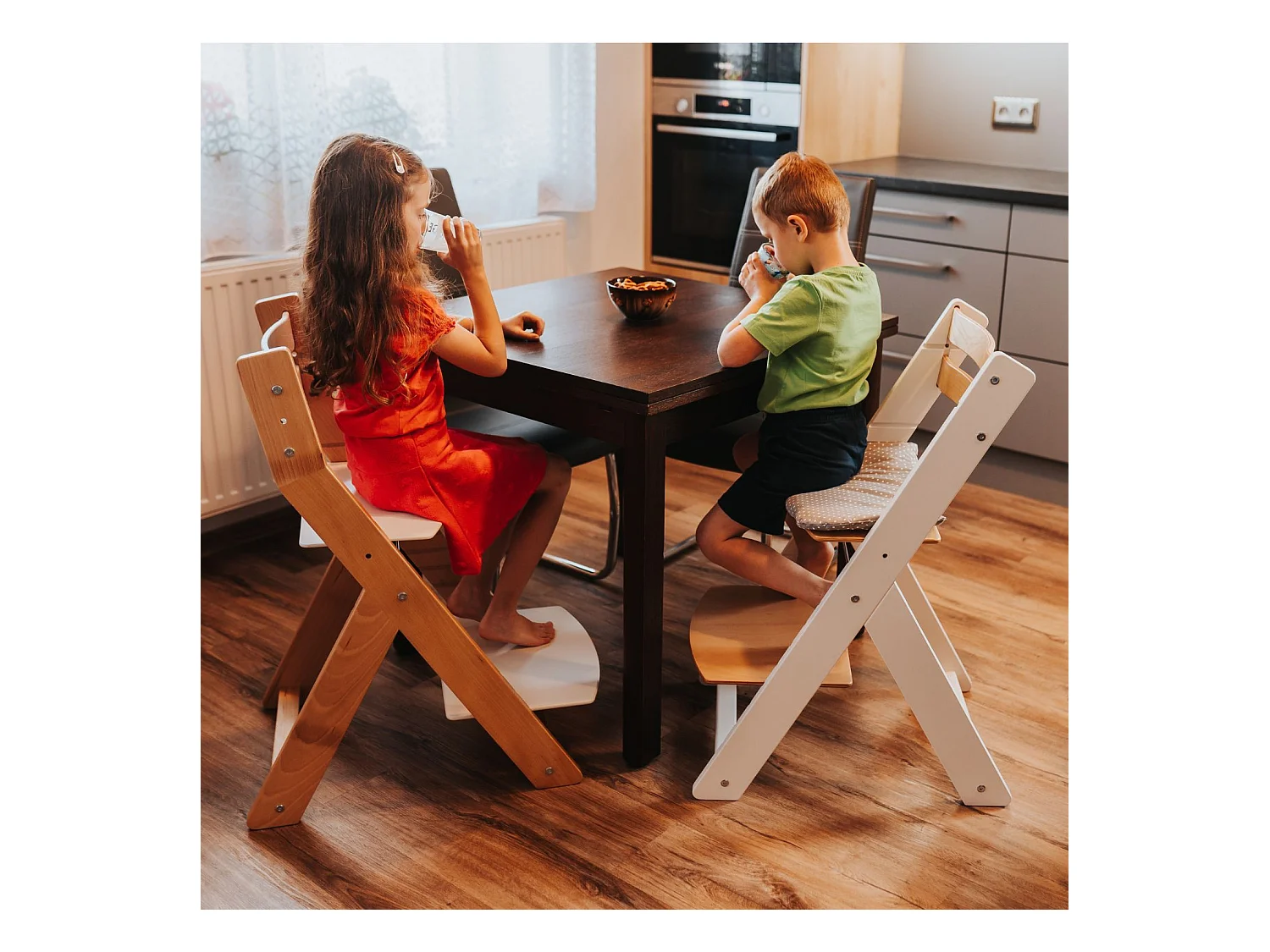 Chaise haute enfant SANDY naturel