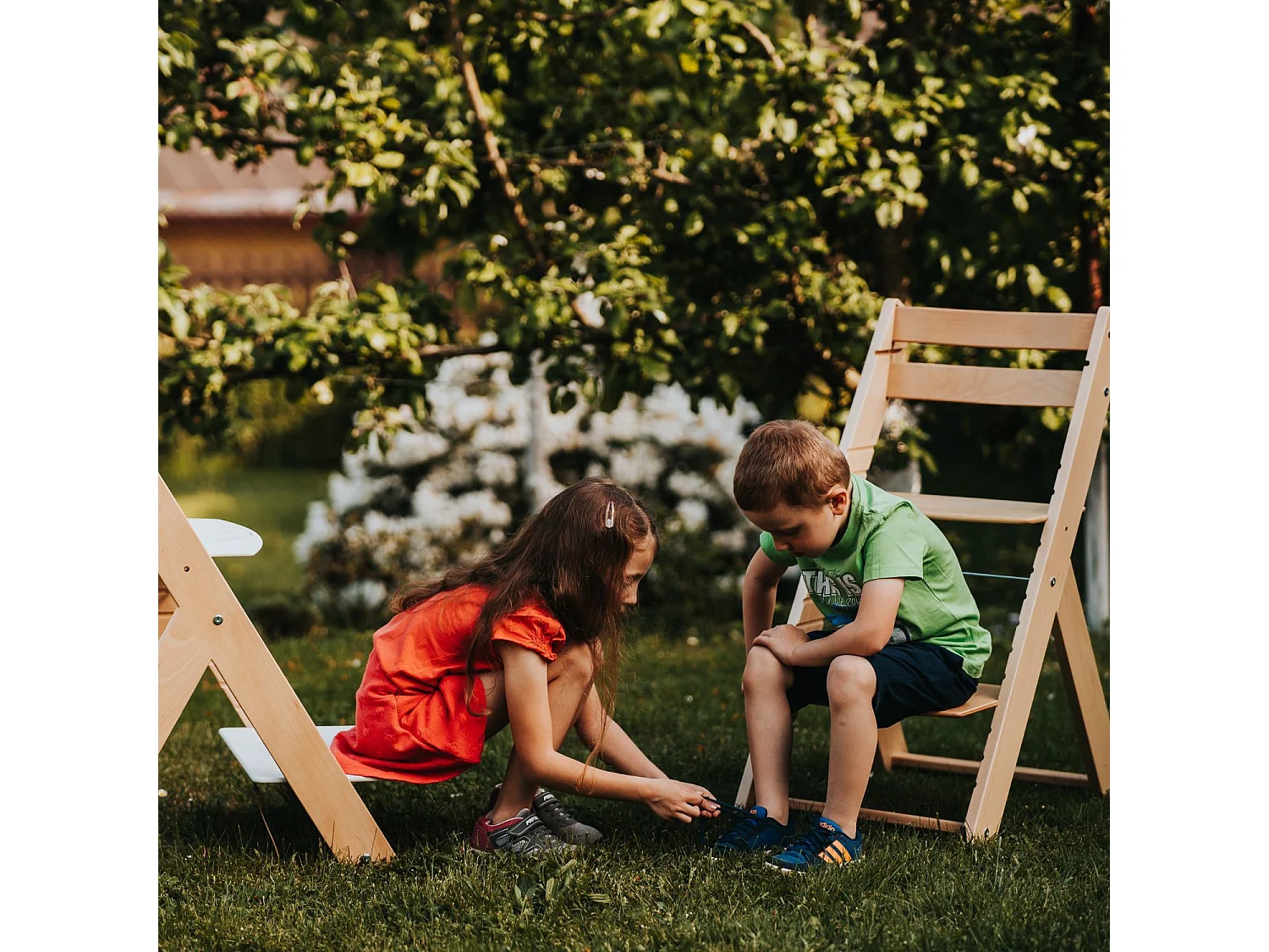 Chaise haute enfant SANDY naturel