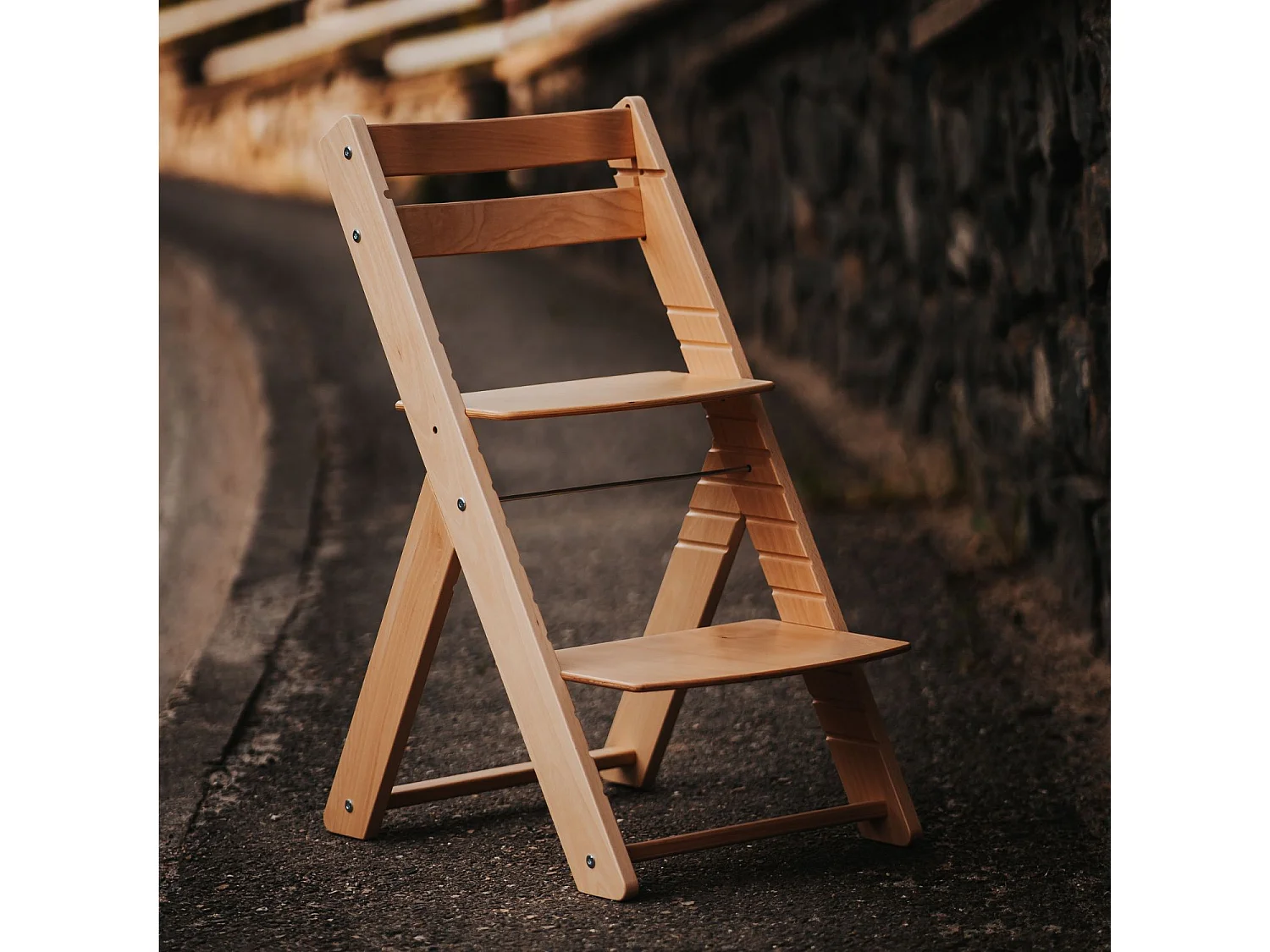 Chaise haute enfant SANDY naturel