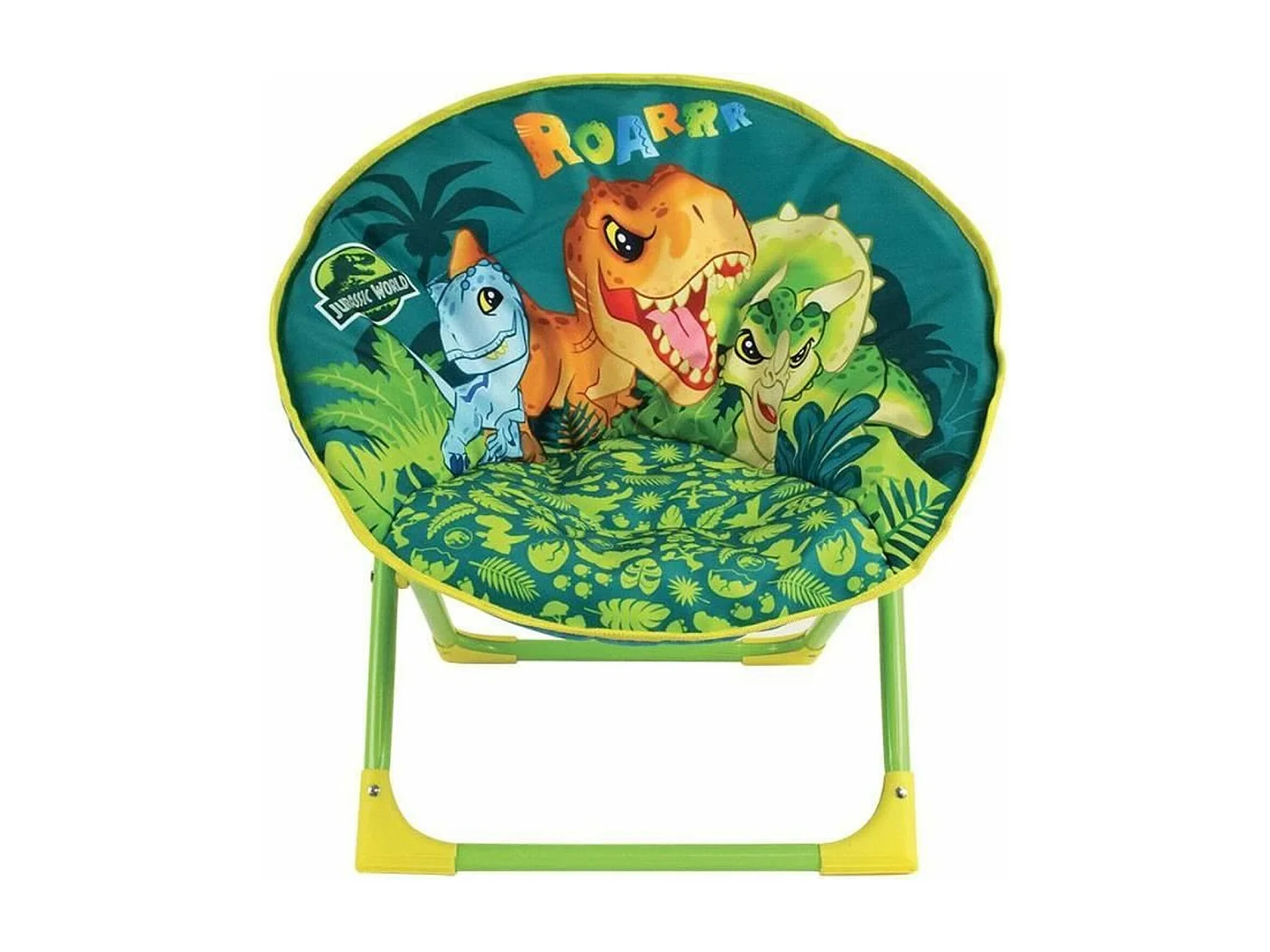 Siège lune dinosaures - Pliable - 47 x 54 x 42 cm - Pour enfant
