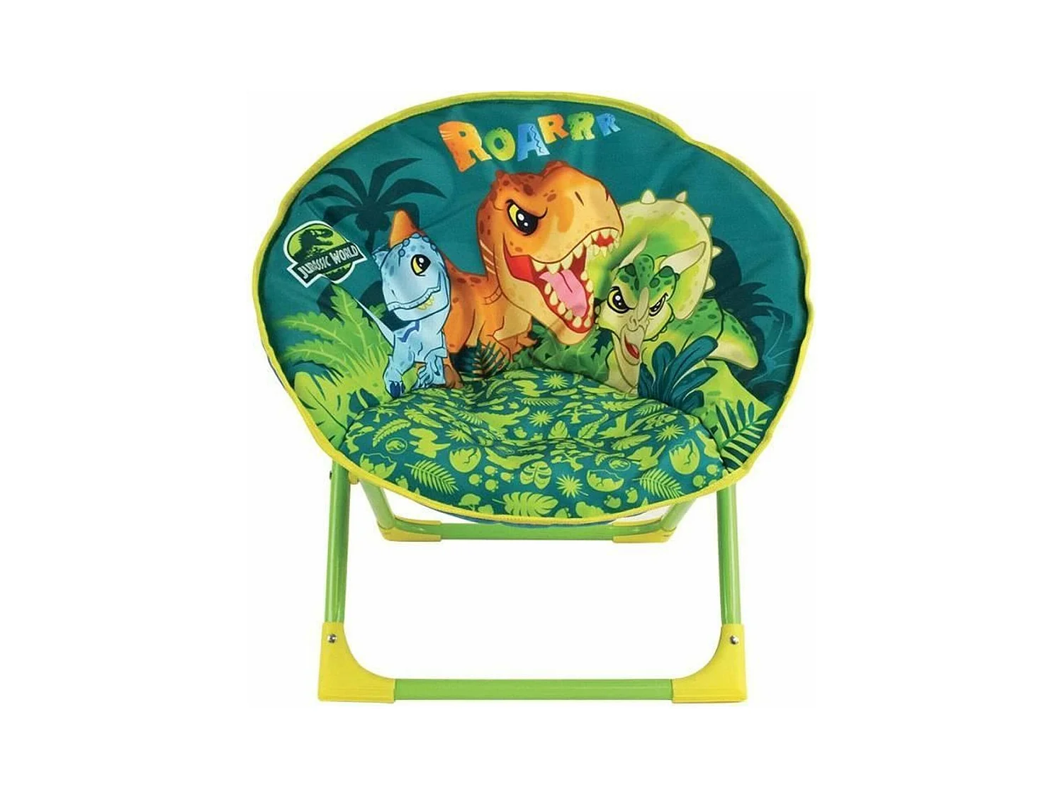 Siège lune dinosaures - Pliable - 47 x 54 x 42 cm - Pour enfant