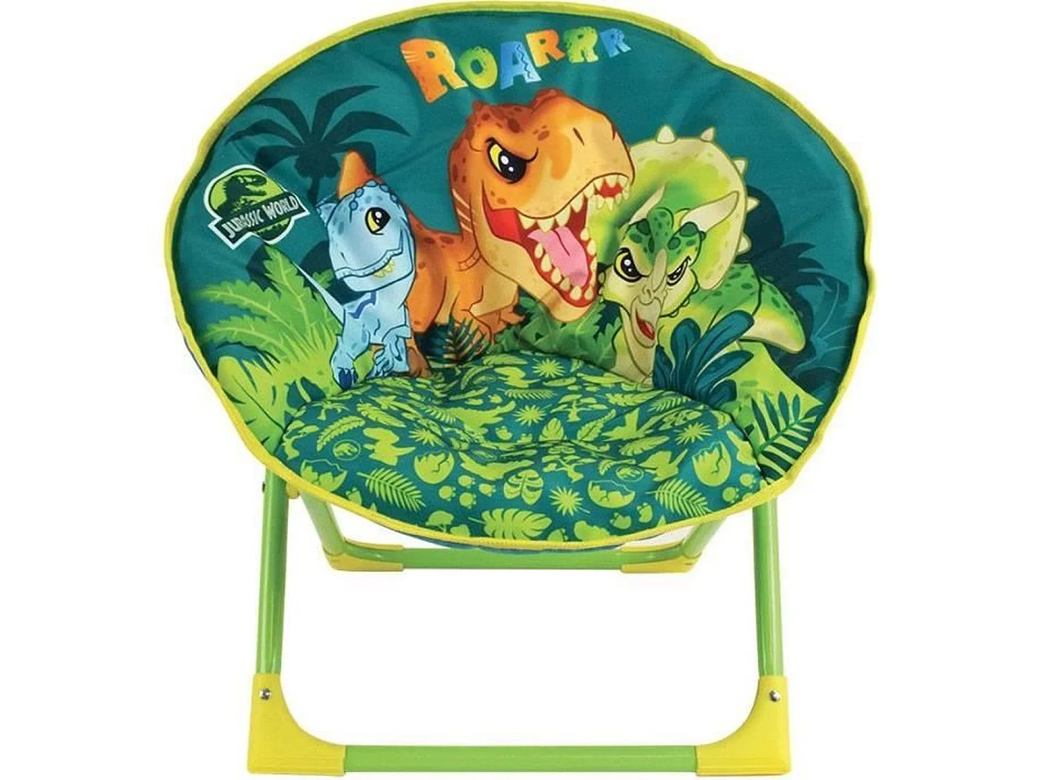 Siège lune dinosaures - Pliable - 47 x 54 x 42 cm - Pour enfant
