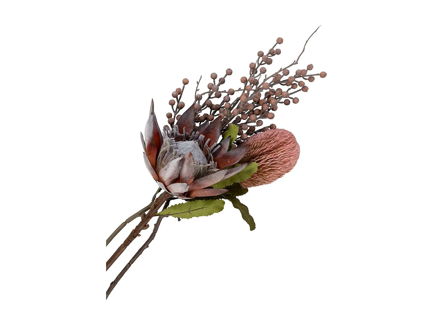 Miscela di fiori artificiali di rose 74 cm