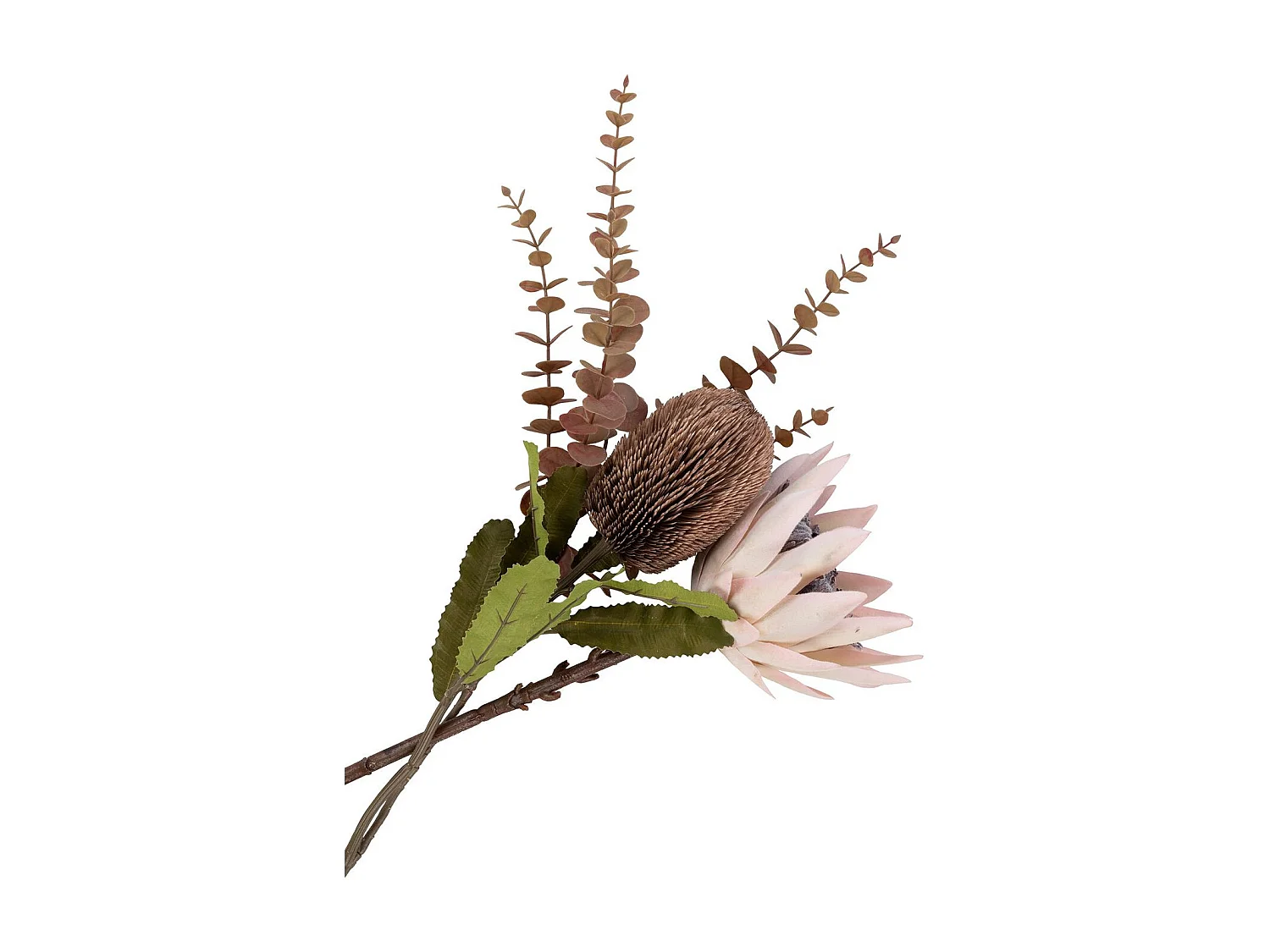 Fleurs artificielles mélange bordeaux 65 cm