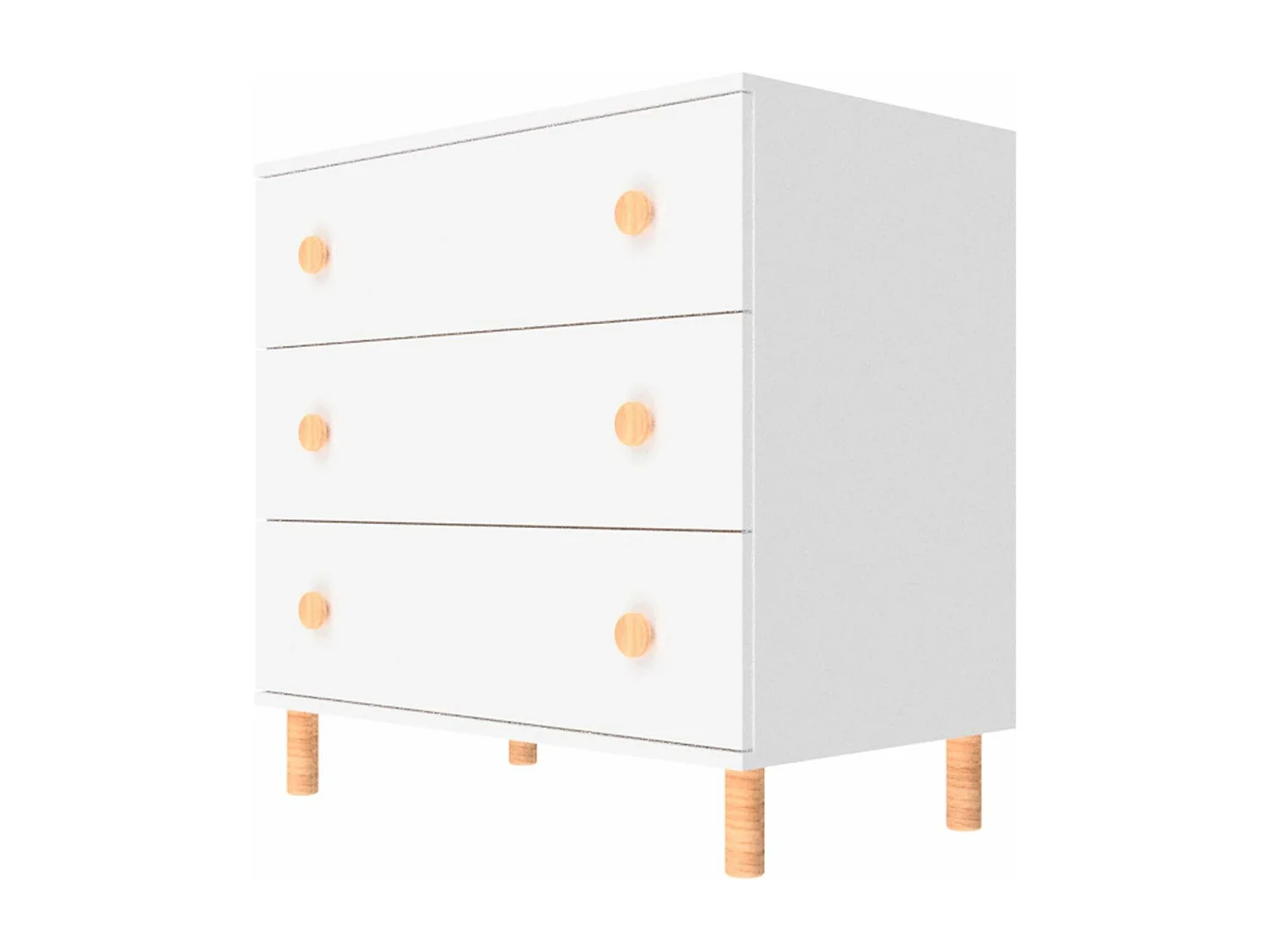 Commode enfant COMO blanc