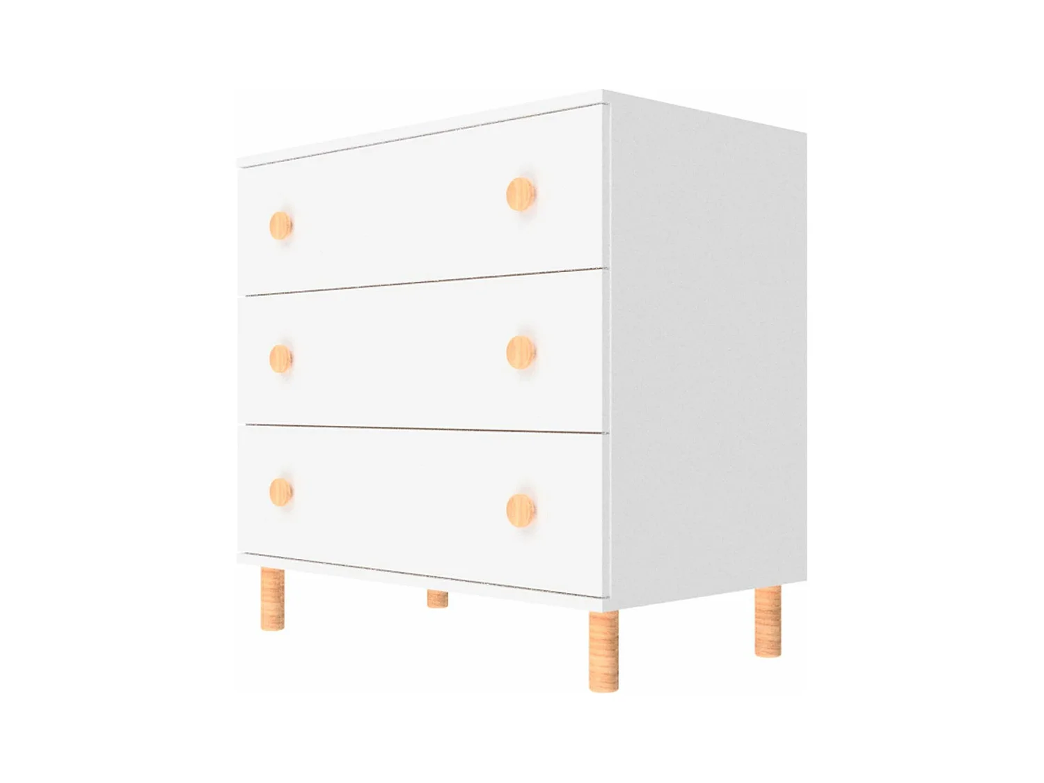 Commode enfant COMO blanc