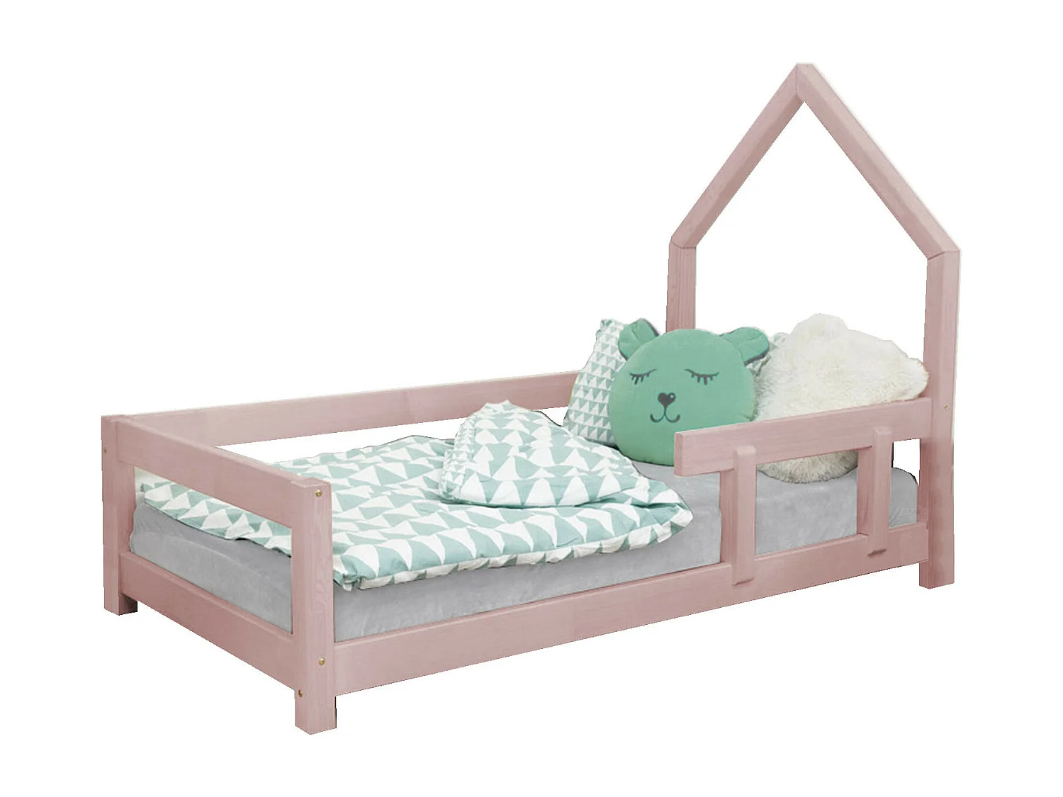 POPPI kinderbed 90 x 160 pastelroze 1