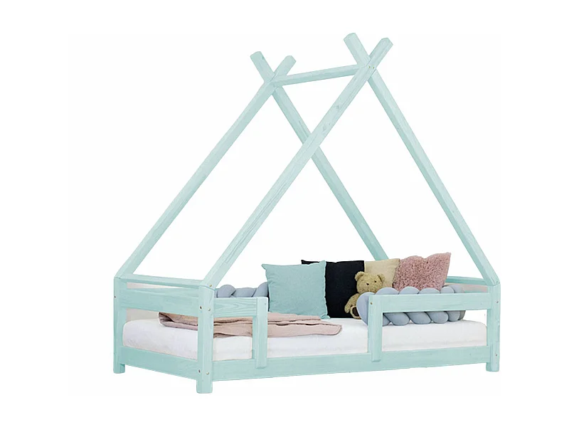 TAHUKA kinderbed 120 x 190 lichtblauw