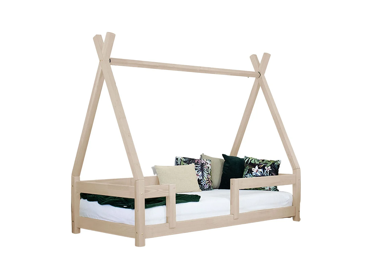 Lit cabane enfant NAKANA 90 x 180 beige
