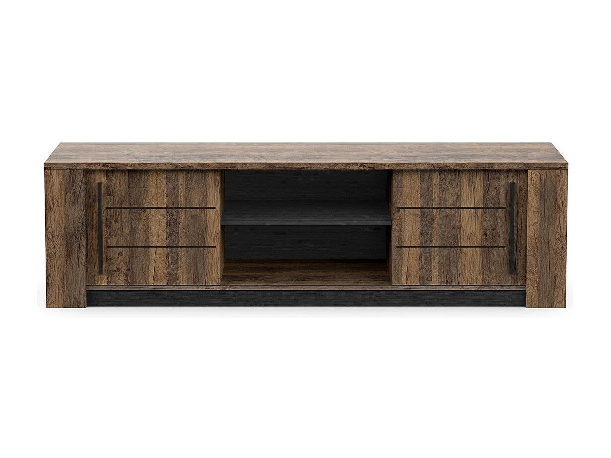 Banc TV 2 portes coulissantes L184,5 cm - MALA