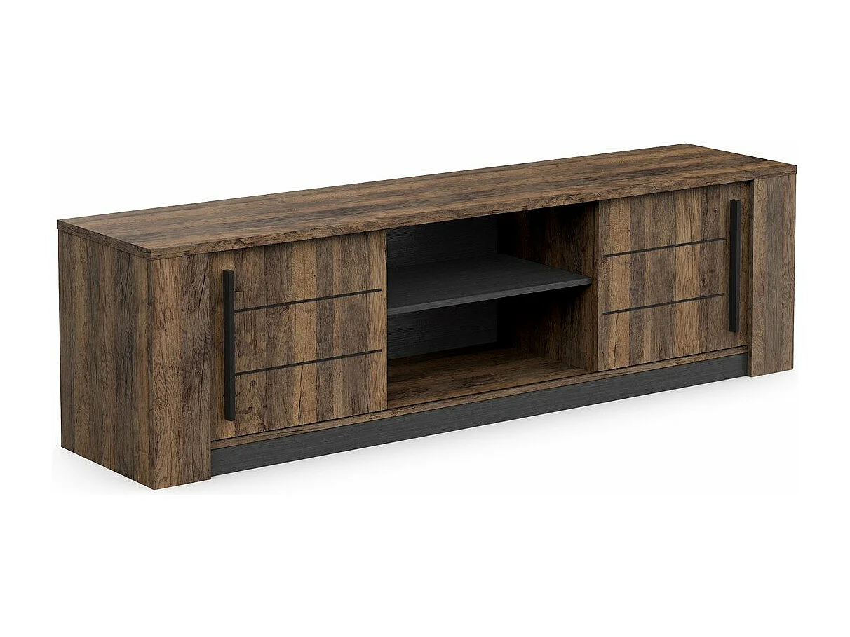 Banc TV 2 portes coulissantes L184,5 cm - MALA