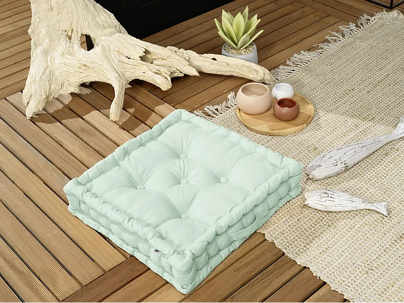 Cuscino da pavimento 50 x 50 x 10 cm KALA Ciliegio