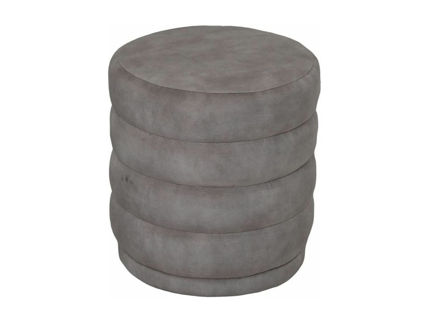 Pouf quart de rond blanc