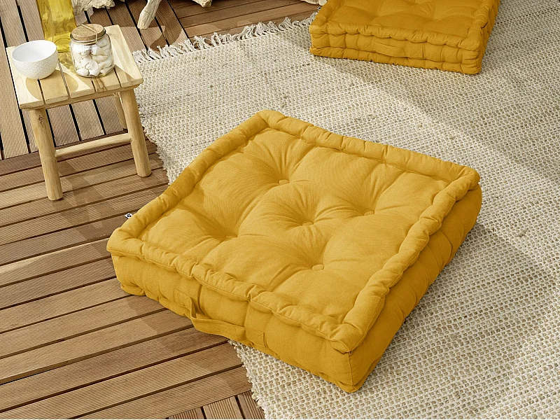 Cuscino da pavimento 50 x 50 x 10 cm KALA Granito