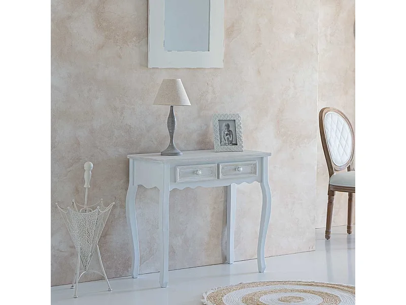 Paragüero de forja blanco 28x28x68