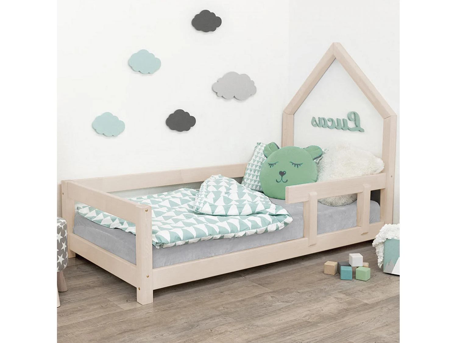 POPPI kinderbed 90 x 200 beige 1