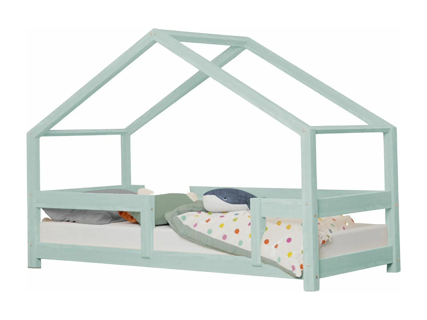 LUCKY kinderbed 120 x 180 lichtblauw