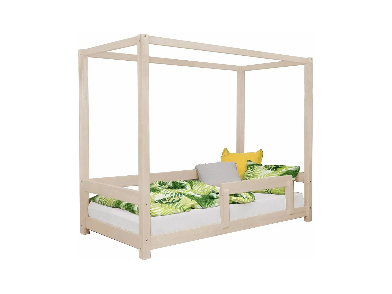 Lit cabane enfant BUNKY 120 x 190 beige