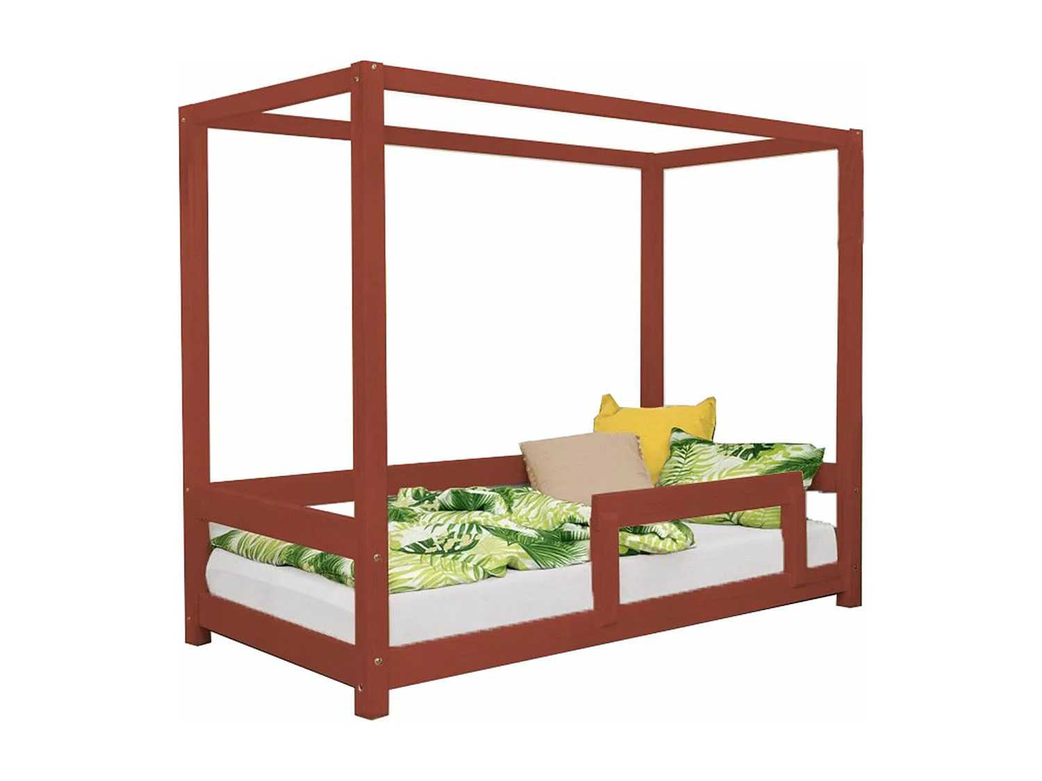 BUNKY kinderbed 90 x 180 baksteenrood