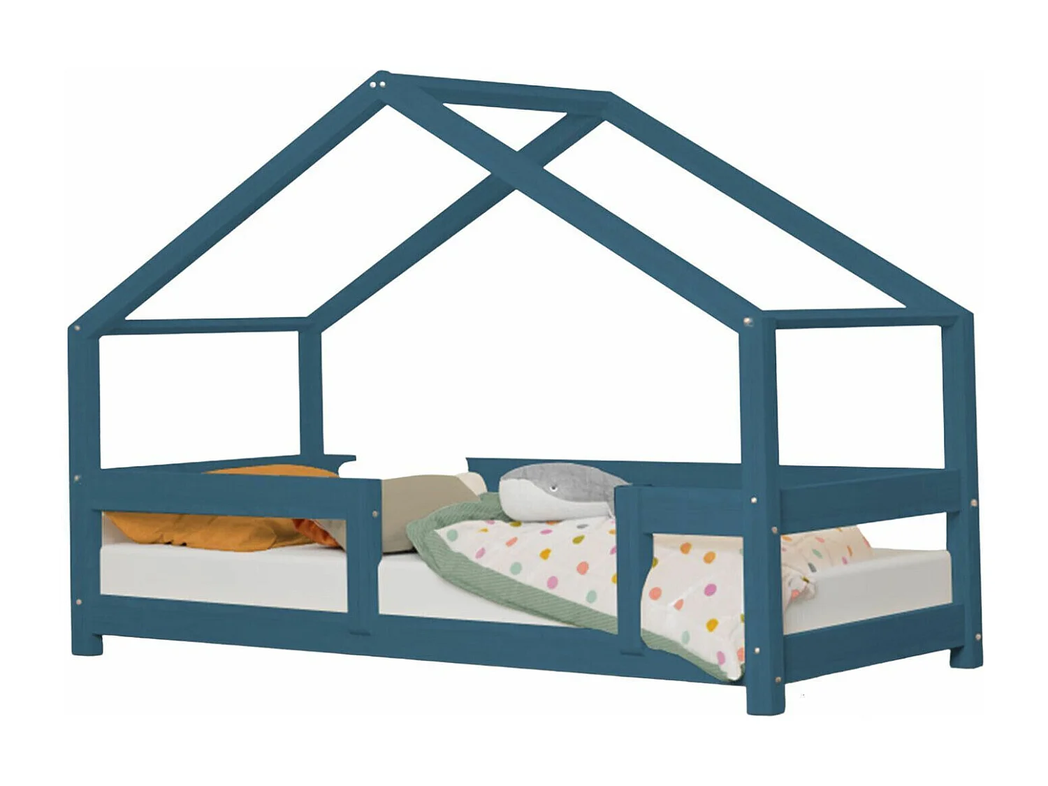 LUCKY kinderbed 120 x 190 marineblauw