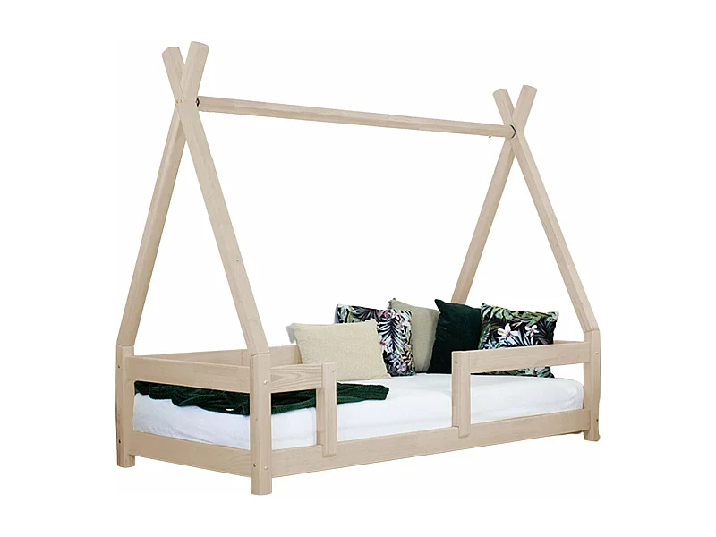 Lit cabane enfant NAKANA 90 x 190 beige