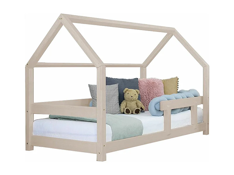 Lit cabane enfant TERY 80 x 180 beige