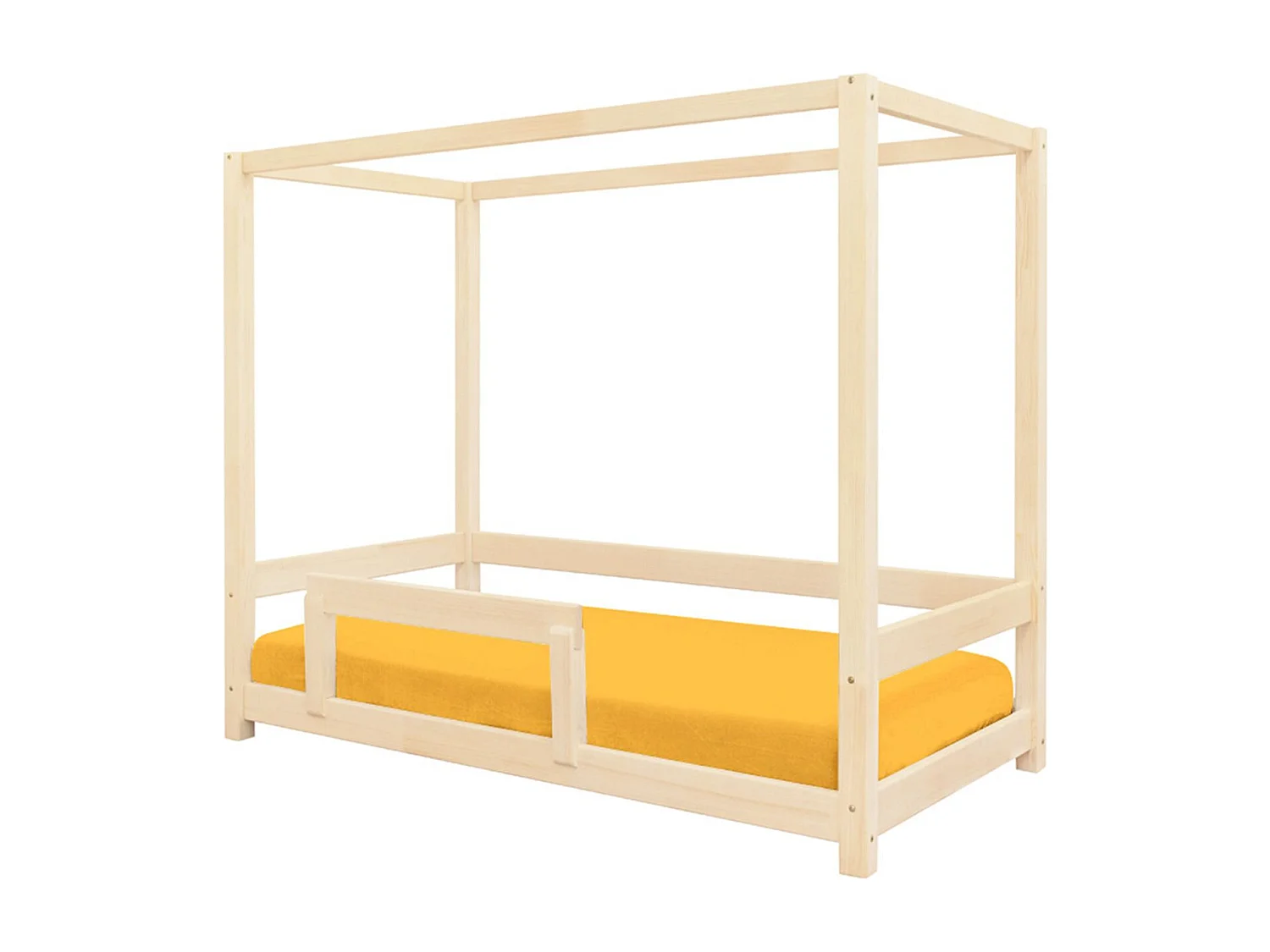 Lit cabane enfant BUNKY 120 x 180 vert sauge