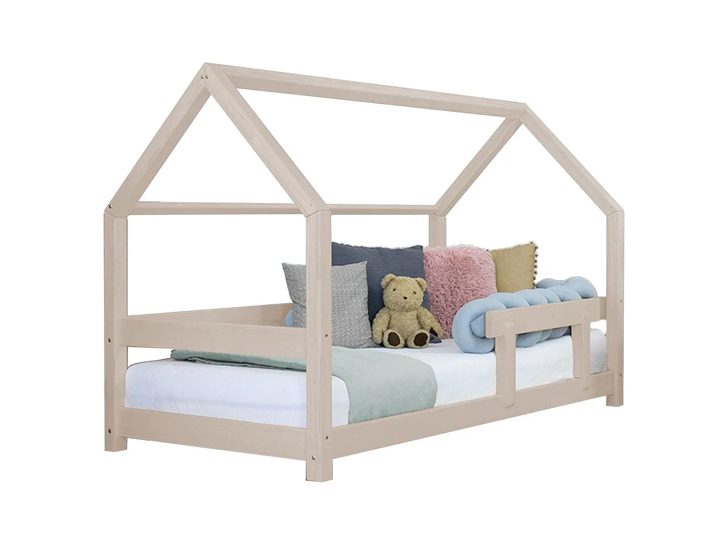 Lit cabane enfant TERY 90 x 200 beige